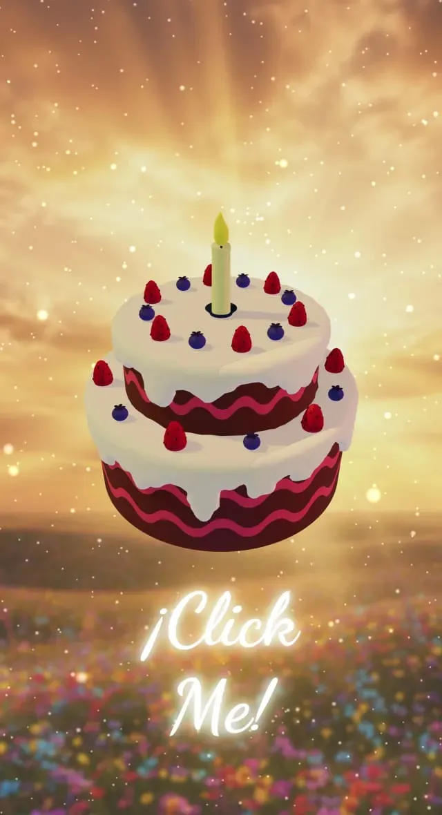 Vista previa del código LINK de🎈✨Pastel de Cumpleaños 3D🎉🥳