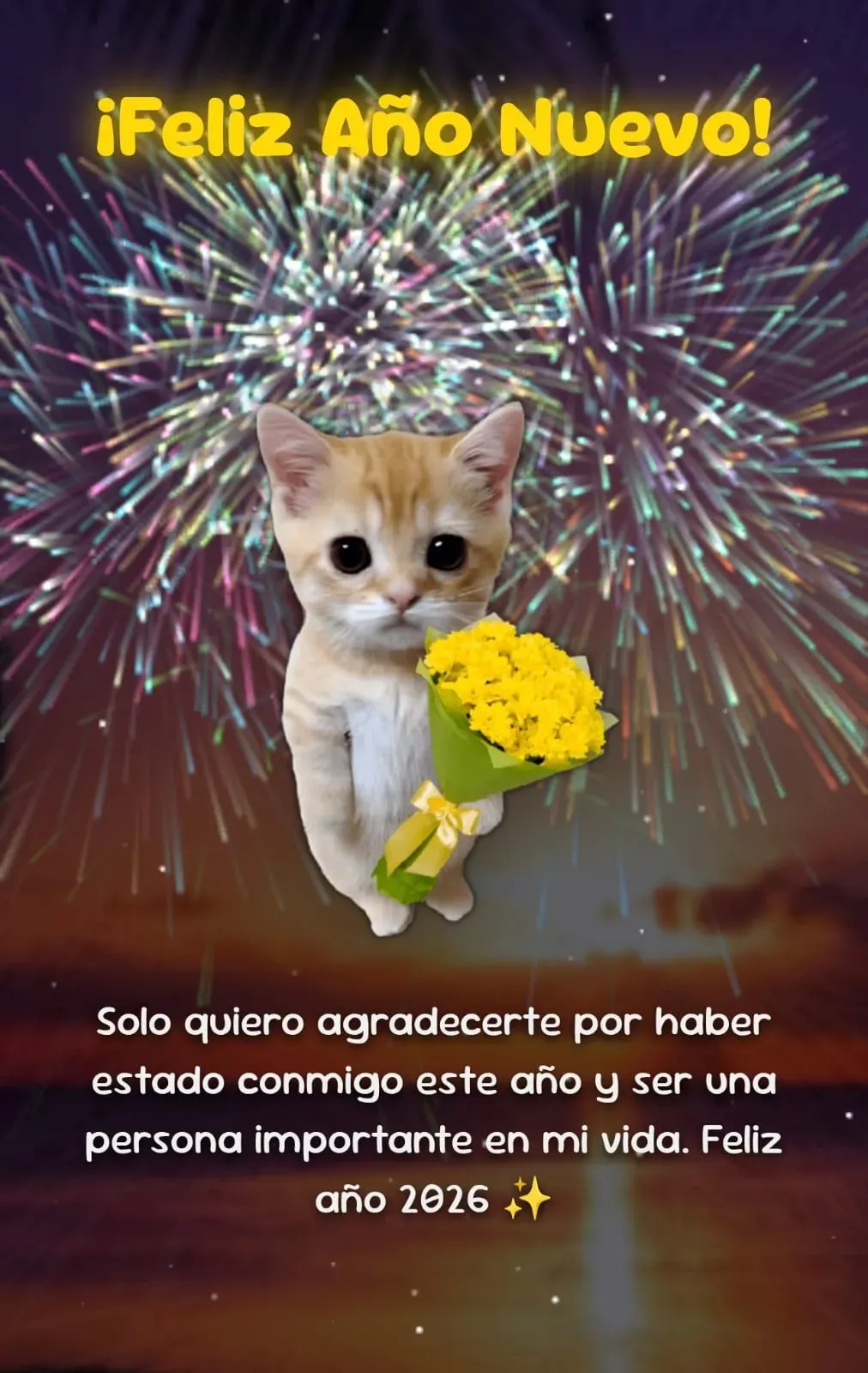 Personalizar 🎉Feliz año nuevo🎇✨