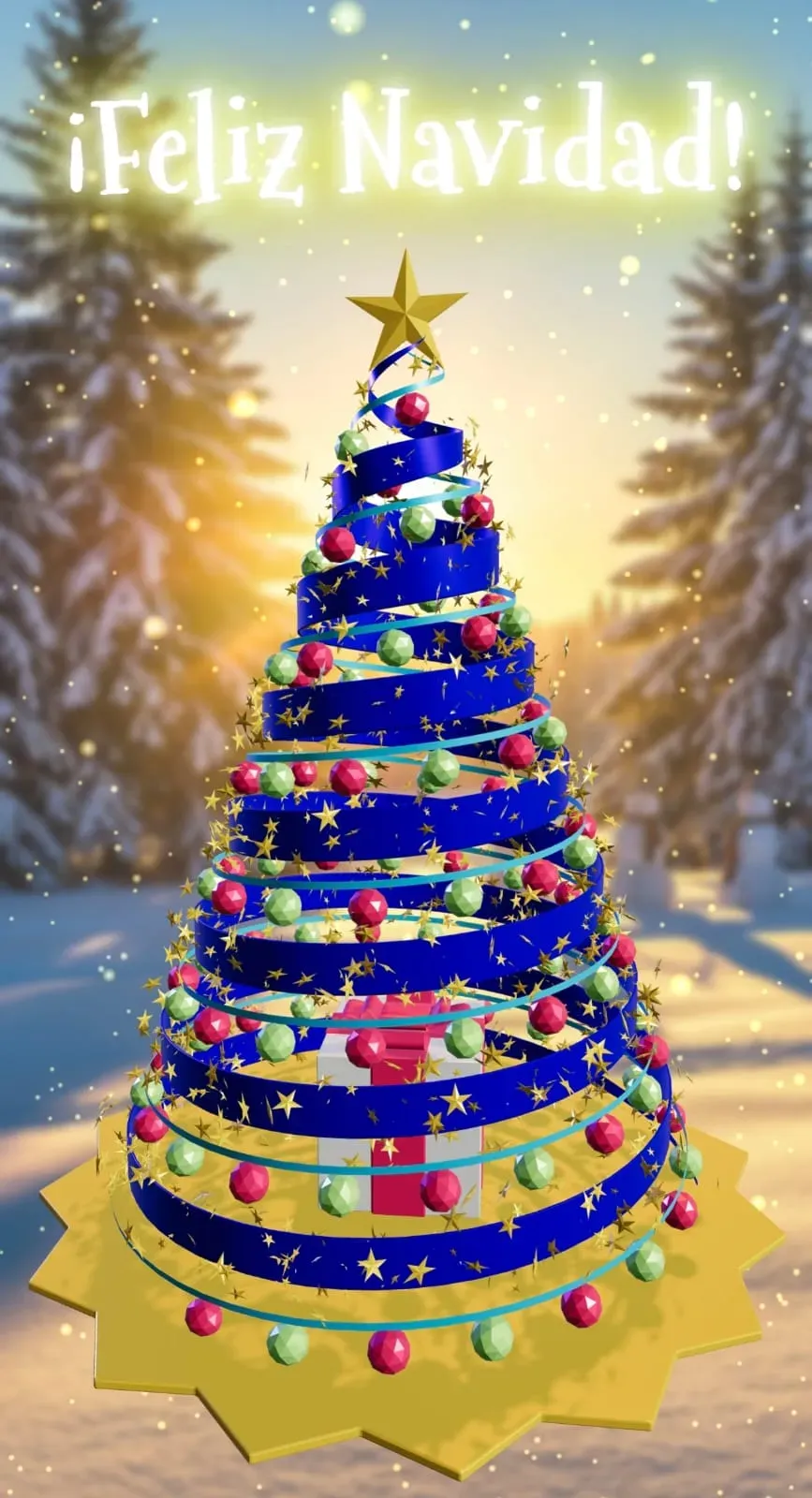 Personalizar 🎄❄️✨Árbol de Navidad 3D✨❄️🎄