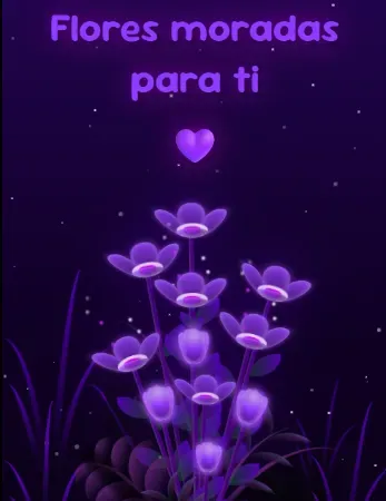 Personalizar 🪻Flores Moradas💜
